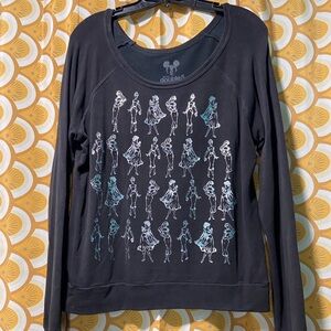 Disney Double5 Collection Black Sweatshirt Long Sleeve Shirt Princess